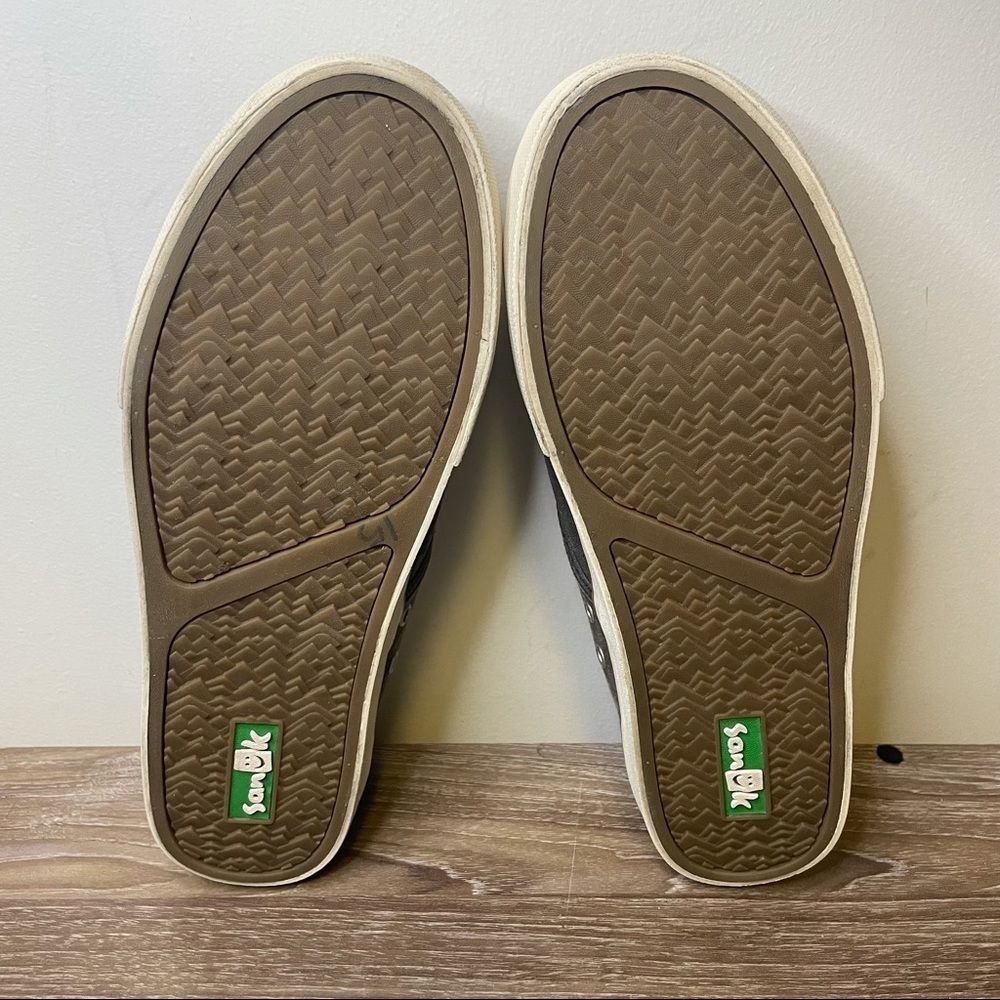 Sanuk | Guide Plus Sneaker - Washed Grey ; Womens 9.5 - Picture 8 of 9